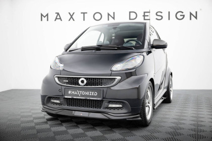 Spojler pod nárazník lipa Brabus Smart Fortwo C451 Facelift černý lesklý plast