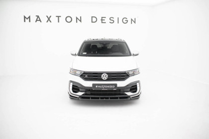 Spojler pod nárazník lipa Volkswagen T-Roc R Mk1 černý lesklý plast