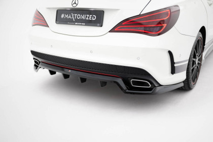 Spoiler zadního nárazniku Mercedes-Benz CLA AMG-Line C117 černý lesklý plast