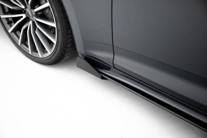 Prahové lišty Street pro + flaps Audi A5 Sportback F5 Facelift černé