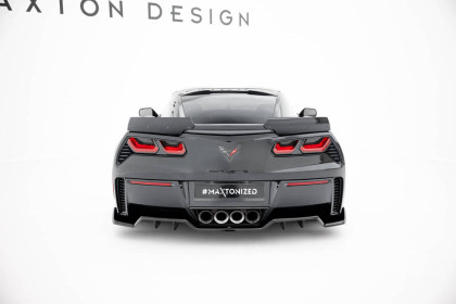 Spoiler zadního nárazniku Chevrolet Corvette Z06 C7 černý lesklý plast