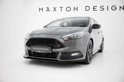 Street pro spojler pod nárazník lipa Ford Focus ST Mk3 Facelift černý