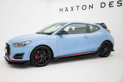 Prahové lišty Street pro + flaps Hyundai Veloster N Mk2 černé