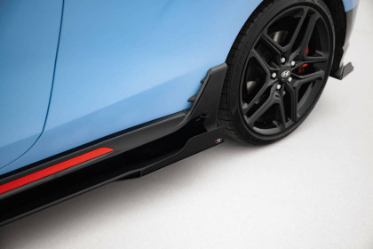 Prahové lišty Street pro + flaps Hyundai Veloster N Mk2 černé