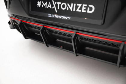 Spoiler zadního nárazníku Street pro Hyundai Veloster N Mk2 černý