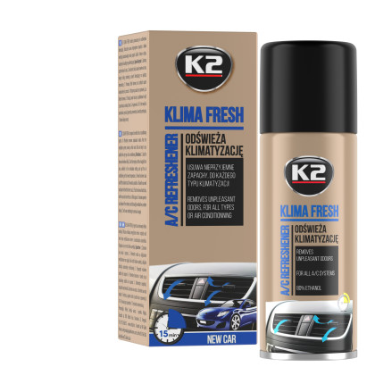 K2 KLIMA FRESH NEW CAR 150ml - čistič klimatizace