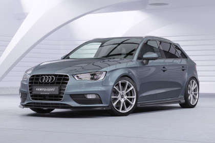 Spoiler pod přední nárazník CSR CUP pro Audi A3 8V 2016-2020 - carbon look lesklý