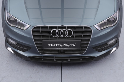 Spoiler pod přední nárazník CSR CUP pro Audi A3 8V 2016-2020 - carbon look lesklý