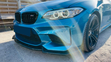 Spoiler pod přední nárazník pro BMW M2 F87 2016-2020 s TÜV černý lesklý