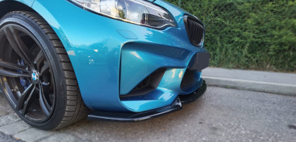 Spoiler pod přední nárazník pro BMW M2 F87 2016-2020 s TÜV černý lesklý