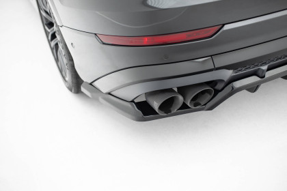 Spoiler zadního nárazniku V.2 Audi SQ8 / Q8 S-Line Mk1 Facelift černý lesklý plast