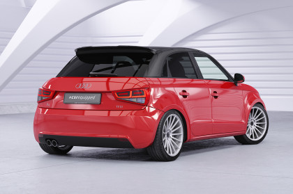 Křídlo, spoiler spodní CSR pro Audi A1 (8X) 3dv. S-Line 2010-2015 - carbon look lesklý