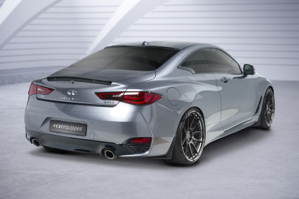 Křídlo, spoiler spodní CSR pro  Infiniti Q60 2016-2022 - carbon look lesklý