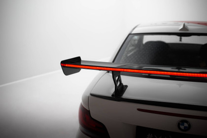 Zadní spoiler křídlo V.2 + LED BMW 1 M E82 carbon - horní úchycení