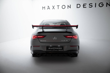 Zadní spoiler křídlo + LED Mercedes-Benz CLA Coupe C118 carbon - spodní úchycení