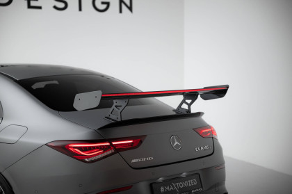 Zadní spoiler křídlo + LED Mercedes-Benz CLA Coupe C118 carbon - spodní úchycení