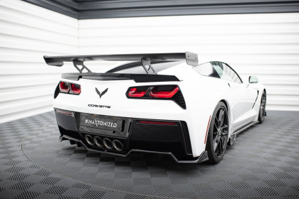 Zadní spoiler křídlo Chevrolet Corvette Stingray / Grand Sport C7 carbon - spodní úchycení