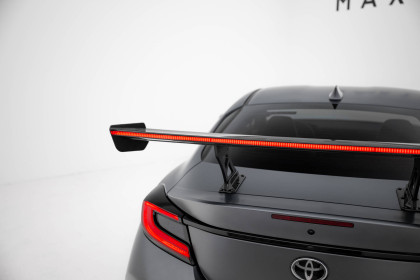 Zadní spoiler křídlo + LED Toyota GR86 carbon - úzké úchycení