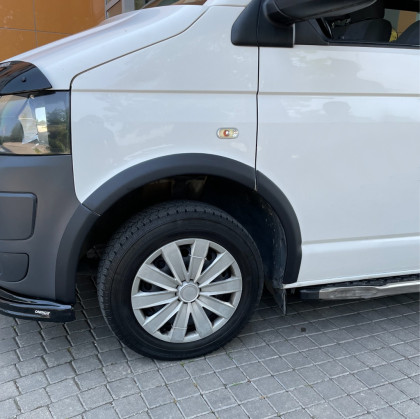 Plastové lemy blatníků pro VW VOLKSWAGEN Transporter T5 - T5.1 2003-2015 s TÜV