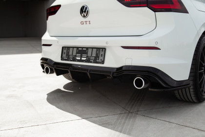 Splittery zadní boční pro VW Golf Mk8 GTI 2020+ pro středový difuzor