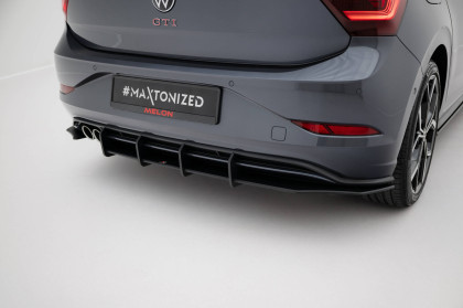 Spoiler zadního nárazníku Street pro Volkswagen Polo GTI Mk6 Facelift černý