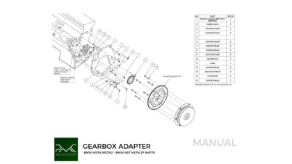 Adapter BMW M57N M57N2 - BMW ZF 8HP 8HP70 8HP50 / GS6-53DZ