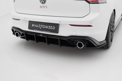 Spoiler zadního nárazníku Street pro V.3 Volkswagen Golf GTI Mk8 černý