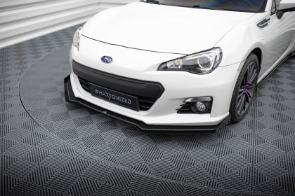 Street pro spojler pod nárazník lipa + flaps Subaru BRZ Mk1 černo červený