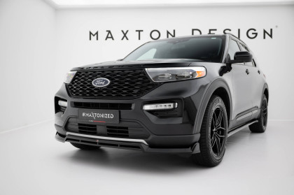 Spojler pod nárazník lipa Ford Explorer XLT Mk6 černý lesklý plast