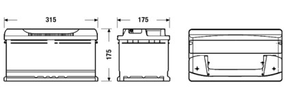 Akumulátor EXIDE EXCELL P+ 80AH/700A