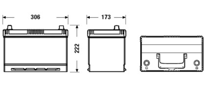 Akumulátor EXIDE EXCELL P+ 95AH/720A