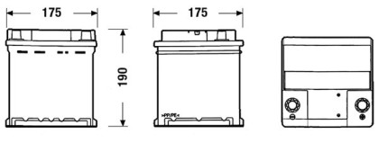 Akumulátor EXIDE CLASSIC P+ 40AH/320