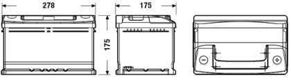 Akumulátor EXIDE CLASSIC P+ 65AH/540