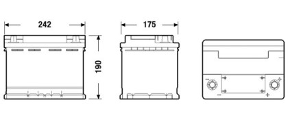 Akumulátor EXIDE 60AH 680A AGM