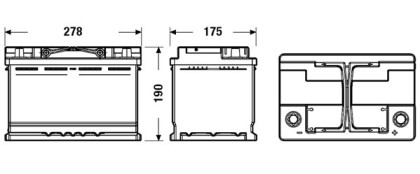 Akumulátor EXIDE MICRO-HYBRID 70AH 720A