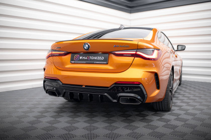 Zadní difuzor BMW M440i G22 / G23 / G22 Facelift / G23 Facelift černý lesklý plast