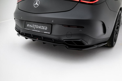 Spoiler zadního nárazniku Mercedes-Benz CLE AMG-Line C236 černý lesklý plast