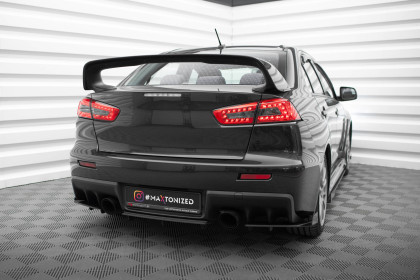 Spoiler zadního nárazníku Street pro Mitsubishi Lancer EVO X černý