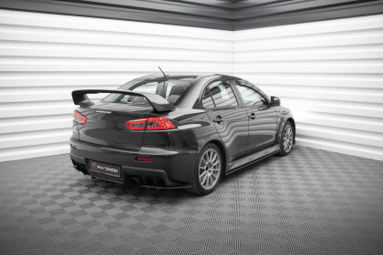 Splittery zadní boční Street Pro Mitsubishi Lancer EVO X černé