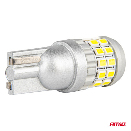 LED žárovky CANBUS T10 W5W 30SMD 2016 Bílá 12V/24V AMiO-04233