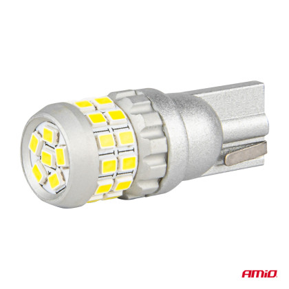 LED žárovky CANBUS T10 W5W 30SMD 2016 Bílá 12V/24V AMiO-04233