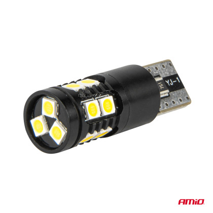 LED žárovky CANBUS T10 W5W 13SMD 3030 White 12V/24V AMiO-04259