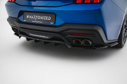 Spoiler zadního nárazniku Ford Mustang GT Mk7 černý lesklý plast