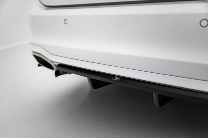 Spoiler zadního nárazniku Ford Focus Vignale Estate Mk4 černý lesklý plast