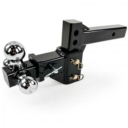 Adjustable hitch multi-ball 0-6" OFD