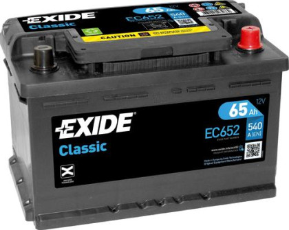 Akumulátor EXIDE CLASSIC P+ 65AH/540