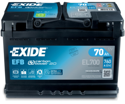 Akumulátor EXIDE MICRO-HYBRID 70AH 720A