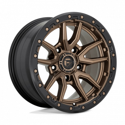 Alloy wheel D681 Rebel Matte Bronze Black Bead Ring Fuel