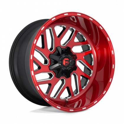 Alloy wheel D691 Triton Candy RED Milled Fuel
