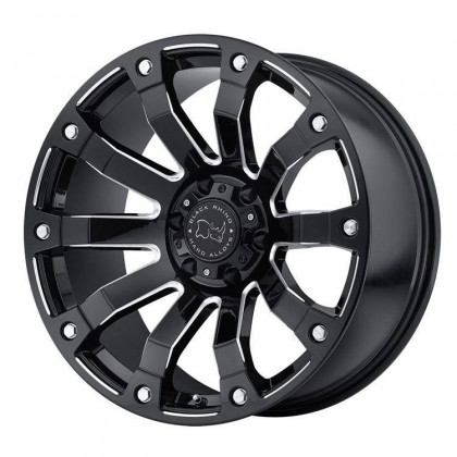 Alloy wheel Gloss Black Milled Selkirk Black Rhino